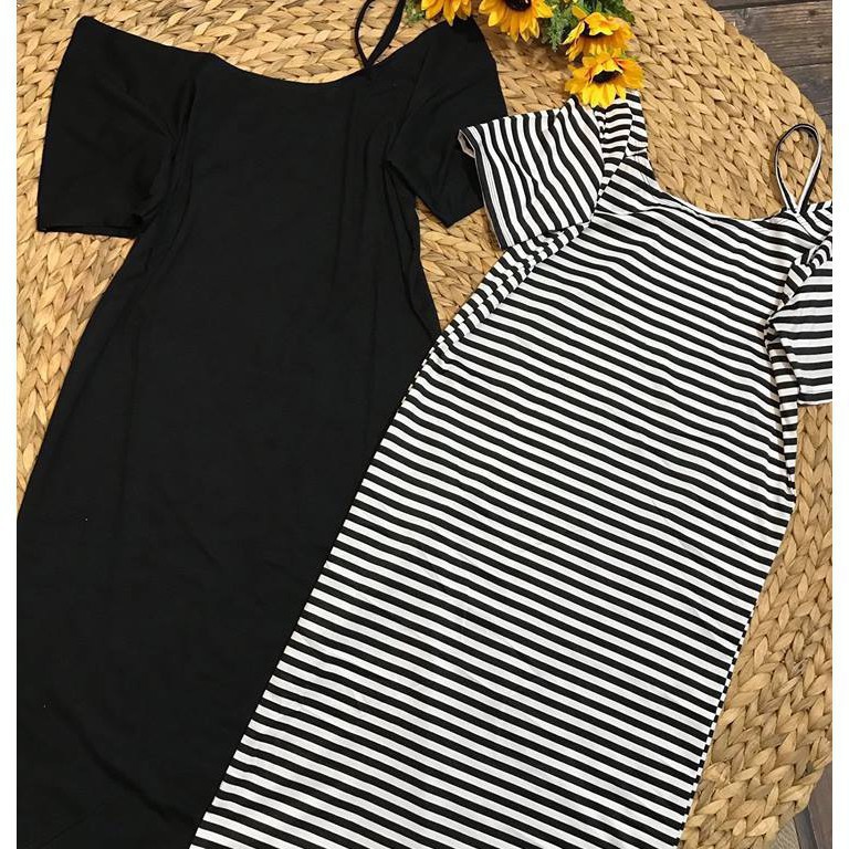 [ xả kho ] HS Váy thụng lệch vai