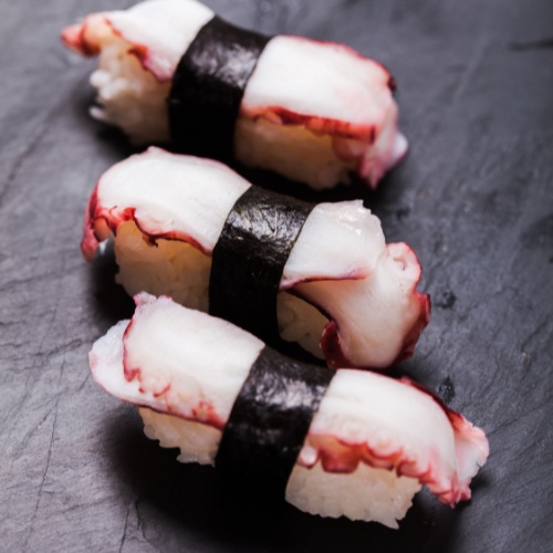 [CHỈ GIAO NỘI THÀNH HCM] Bạch tuộc luộc sushi 6G khay120G (Đông lạnh)