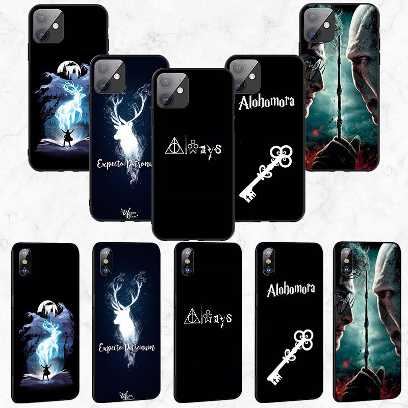 iPhone XR X Xs Max 7 8 6s 6 Plus 7+ 8+ 5 5s SE 2020 Soft Silicone Cover Phone Case Casing MD30 Harry Potter