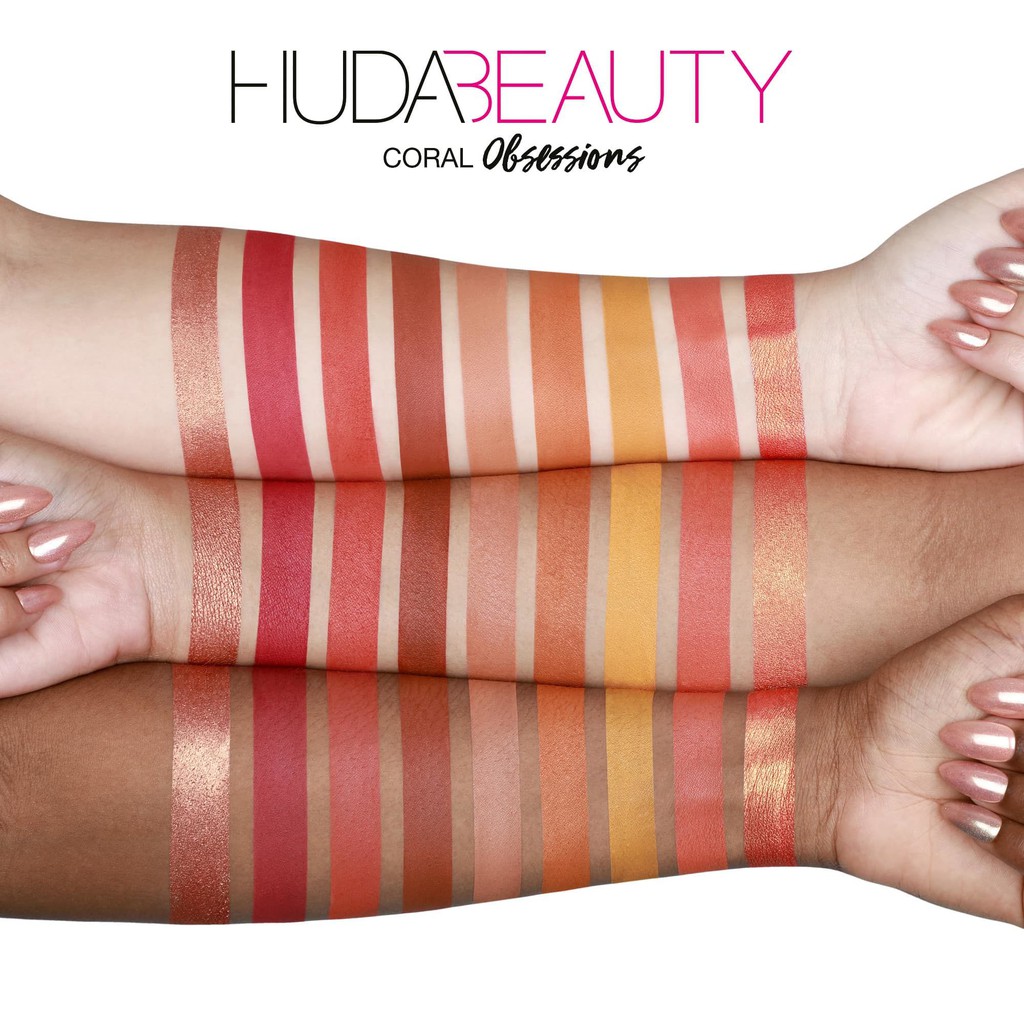 Bảng phấn mắt Huda Beauty Coral Obsessions | BigBuy360 - bigbuy360.vn