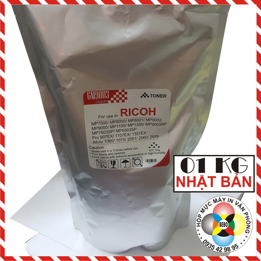 Mực máy Photocopy Ricoh Aficio MP 6000, 6001, 6002, 6500, 6054, 6055, 6503, Gói 01 KG.