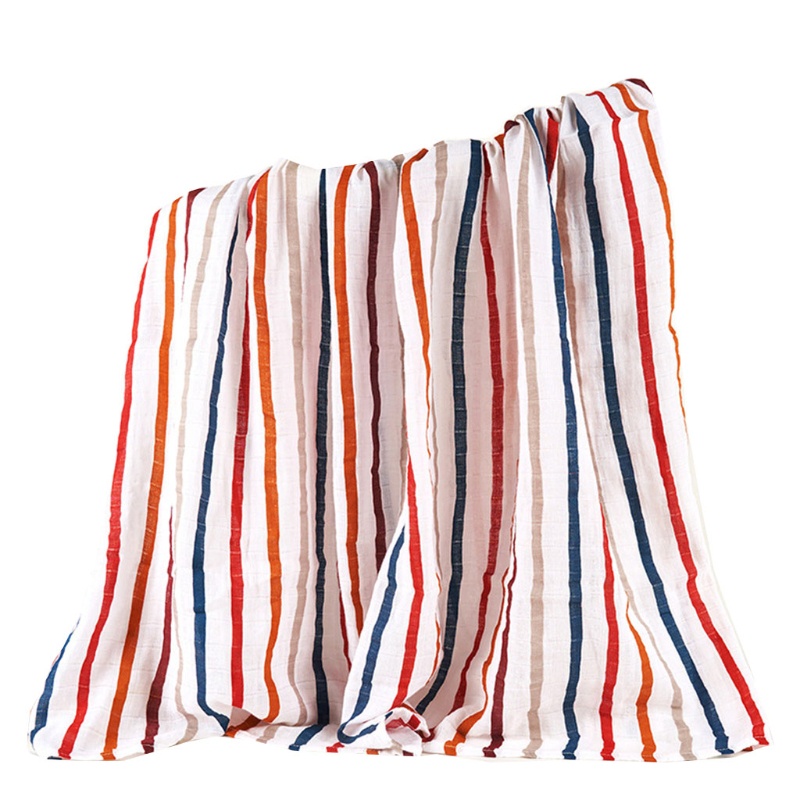 Chăn Quấn Em Bé Chất Liệu Cotton Mềm Mại In Họa Tiết