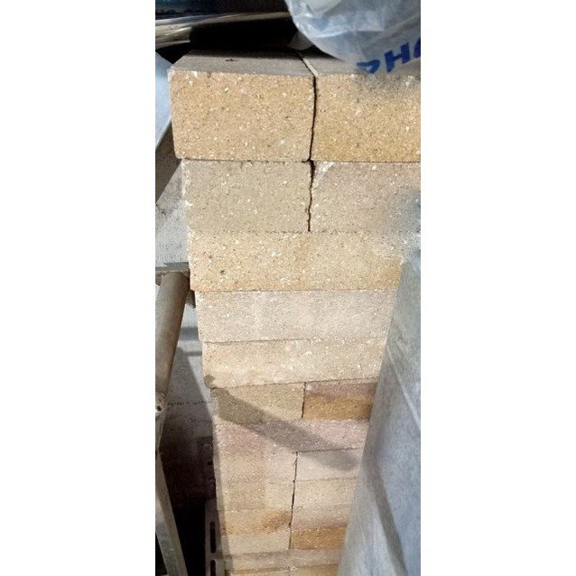 Gạch chịu lửa, combo 10 viên 30mm, gạch chịu nhiệt xây lò siêu bền