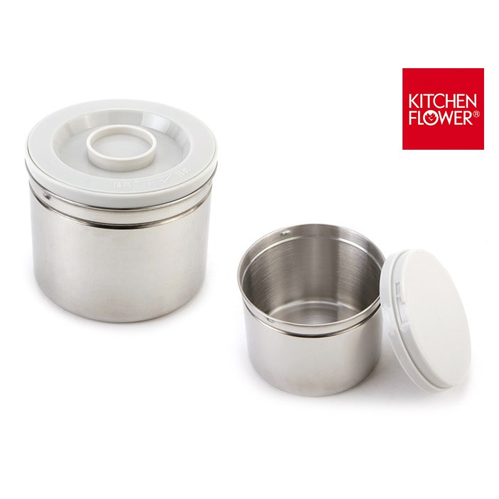 Bộ Hộp Cơm Giữ Nhiệt KITCHEN FLOWER NY-1004  - sản xuất HÀN QUỐC - XANH ĐEN/ Hàng Nhập Khẩu / Chính Hãng