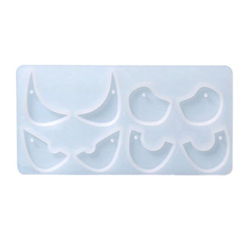 Khuôn Silicone Làm Bông Tai Hình Quả Bí Ngô Halloween