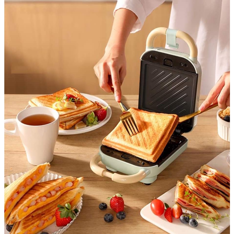 [Free ship] Máy nướng bánh sanwich YIDPU 5 loại khay nướng