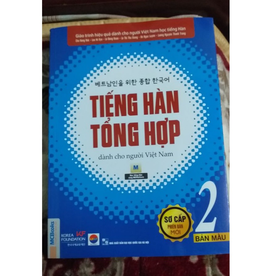 Sách - Tiếng Hàn Tổng Hợp Dành Cho Người Việt Sơ Cấp 2 (SGK - Bản Màu)