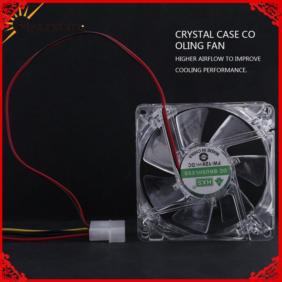 Quạt Tản Nhiệt Máy Tính 4 Bóng Led 80mm 8025 8cm Yên Tĩnh | BigBuy360 - bigbuy360.vn