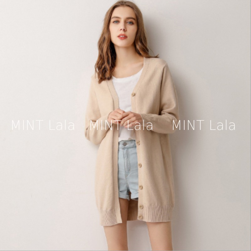 Áo Len Cardigan Dáng Dài Basic Cho Nữ Hàng Đẹp - MINT Lala | BigBuy360 - bigbuy360.vn