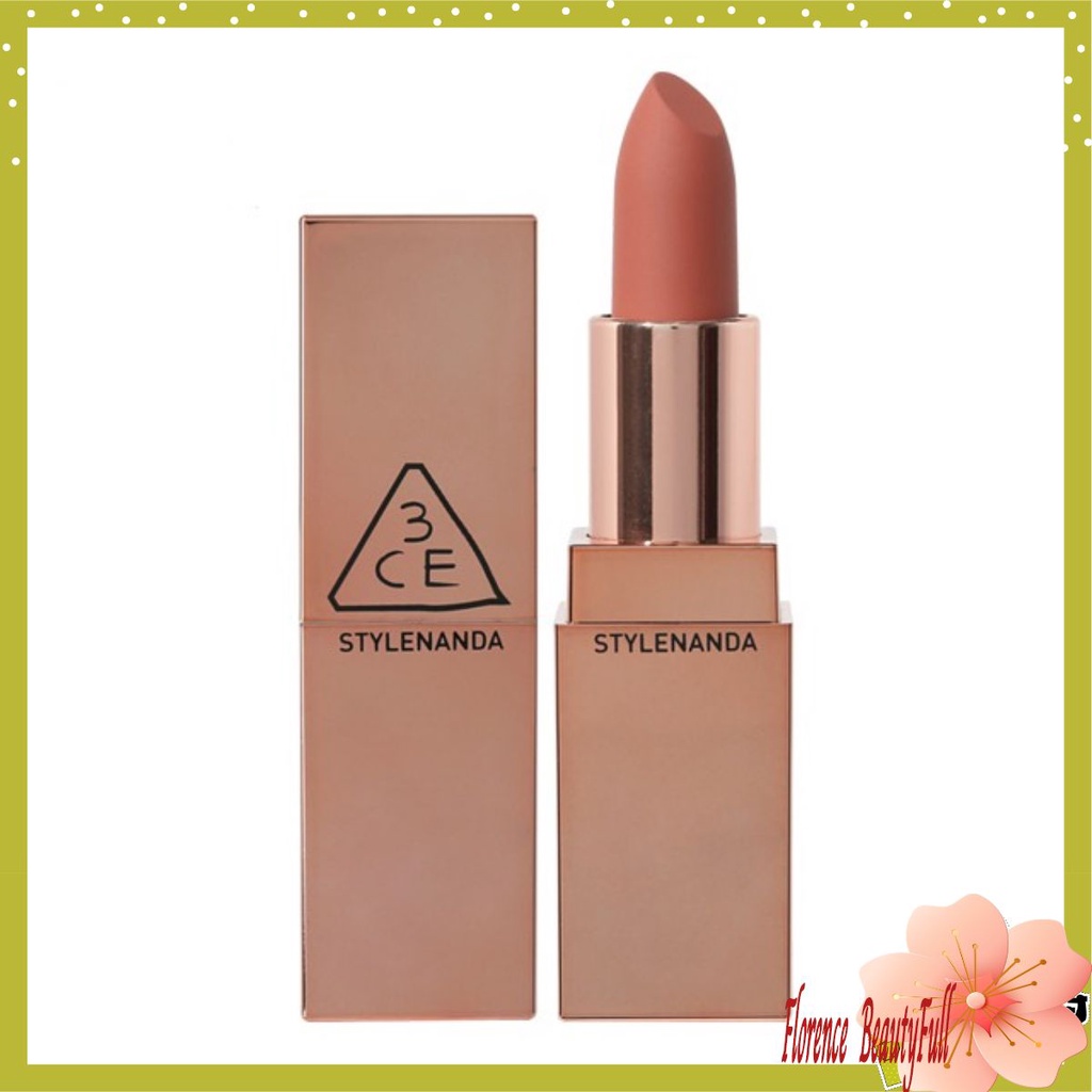 Son Thỏi Lì 3ce Matte Lip Color Màu #227 Benchmark - Cam Đất