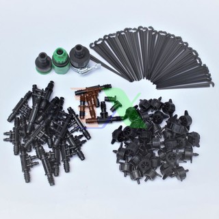 Bộ kít tưới hoa, cây cảnh 18 Đầu nhỏ giọt bù áp 8lit