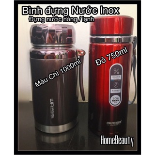 BÌNH ĐỰNG NƯỚC INOX giữ nhiệt hàng nhập khẩu (có đồ lọc )
