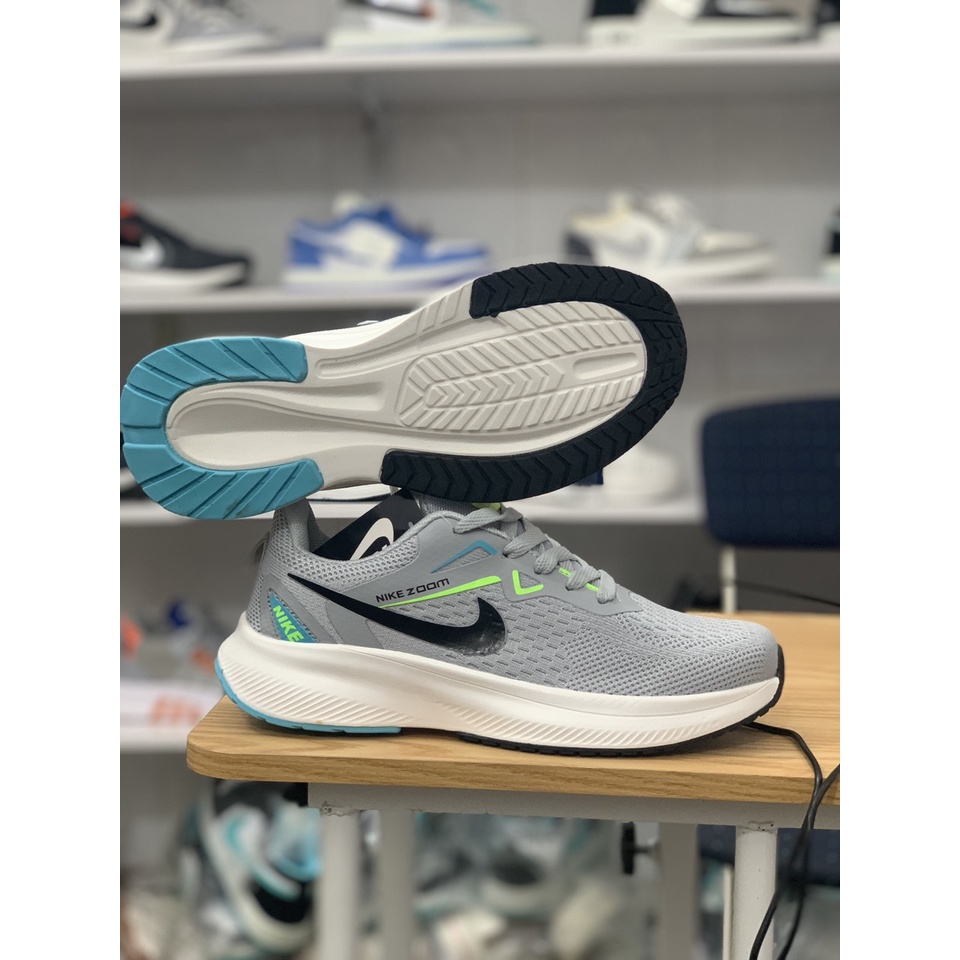 Giày thể thao siêu nhẹ siêu êm siêu xịn xám trắng