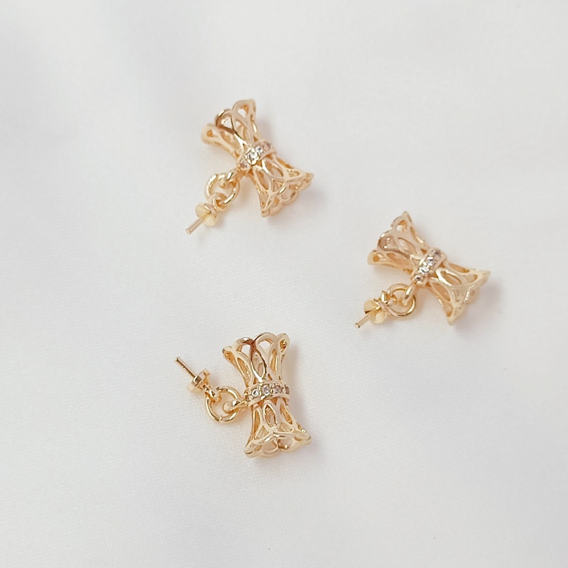 Dây Chuyền Mạ Vàng 14k Dạng Hạt Nhiều Màu Sắc Có Nắp Đậy DIY