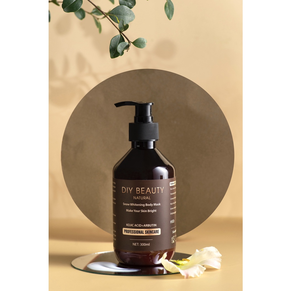(Bản mới Plus) Mặt nạ mầm gạo kích trắng toàn thân DIY BEAUTY 300ml (da sáng ngay sau lần đầu sử dụng) | BigBuy360 - bigbuy360.vn