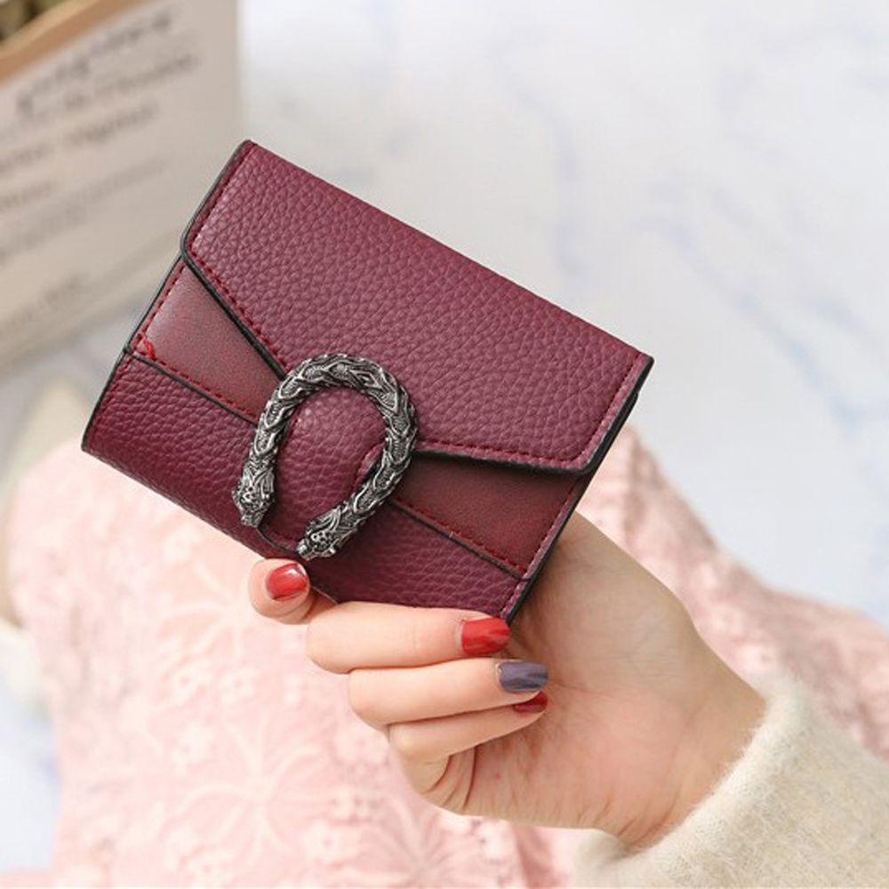 Ví Ngắn Đựng Thẻ ID Và Tiền Xu Nhiều Màu Sắc Dành Cho Nữ
