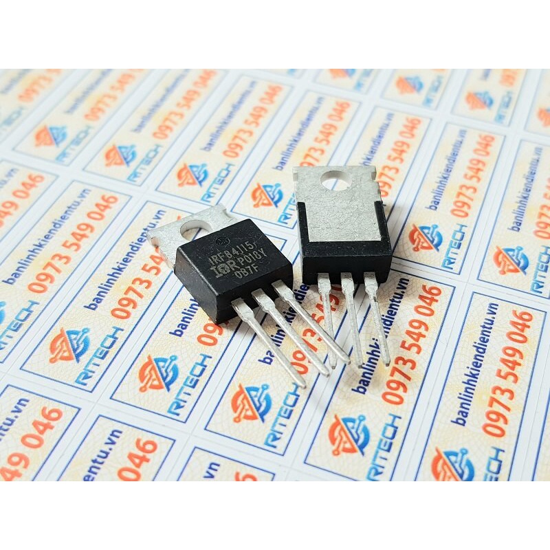[Combo 2 chiếc] IRFB4115 Mosfet kênh-N 104A-150V kiểu chân cắm TO-220