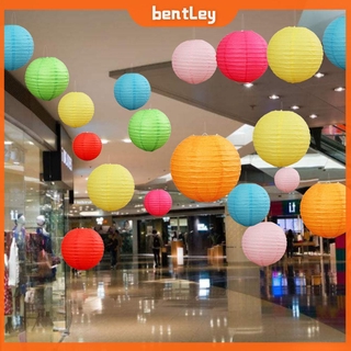 Lồng đèn giấy hình tròn cỡ 4inch phong cách Trung Hoa trang trí độc đáo