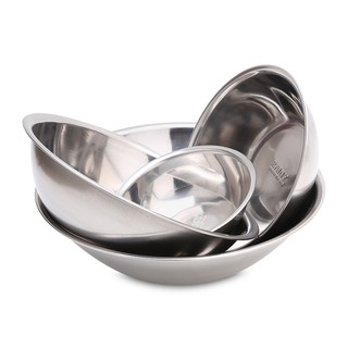 Combo 4 thau inox Rainy 18-24-28-32cm (Bạc)