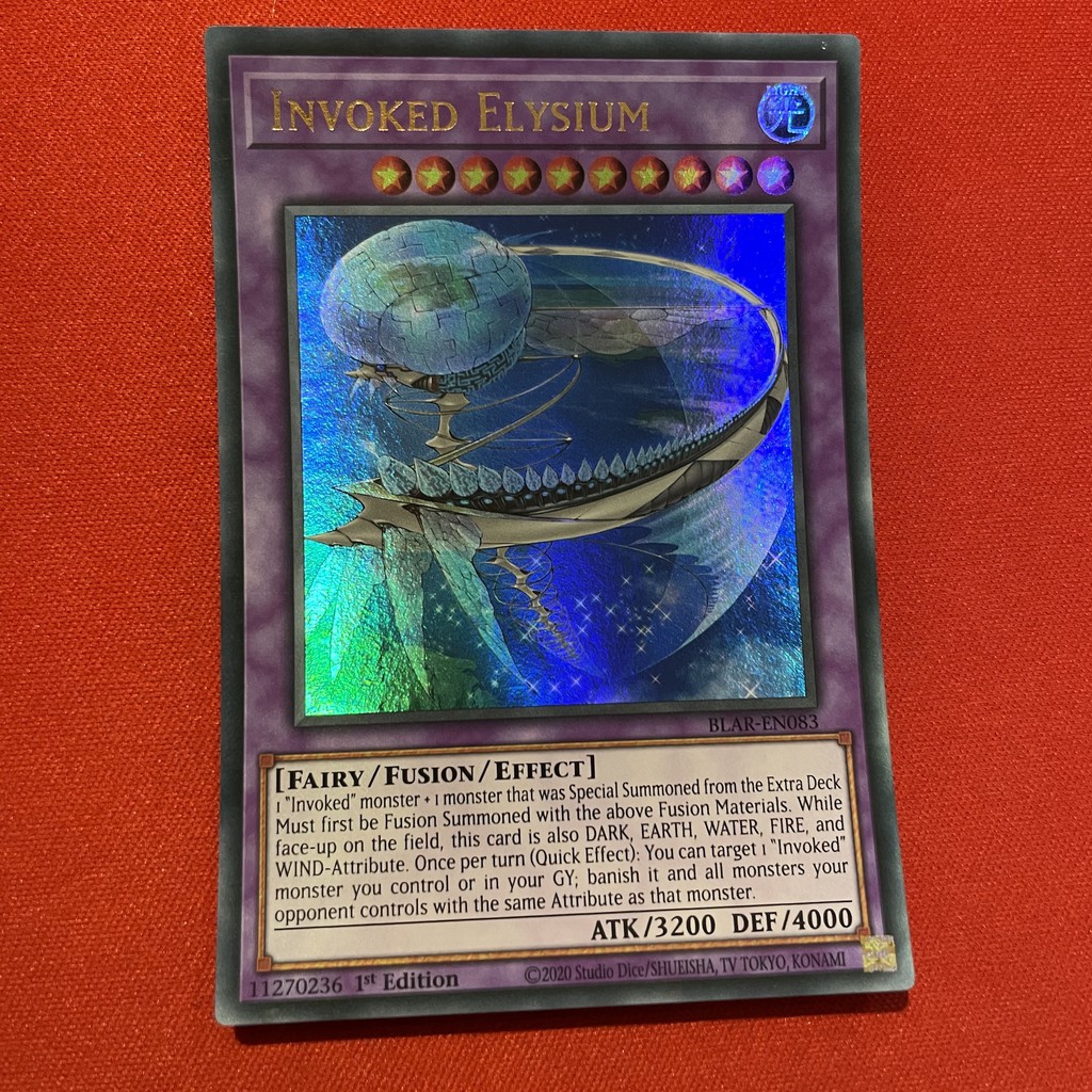 EN]Thẻ Bài Yugioh Chính Hãng] Invoked Elysium