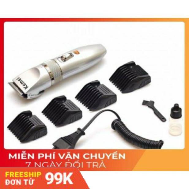 [Giảm 50%]  Tông đơ cắt tóc gia đình KEMEI-27C - Đẹp dễ sử dụng Lưởi kép không rỉ