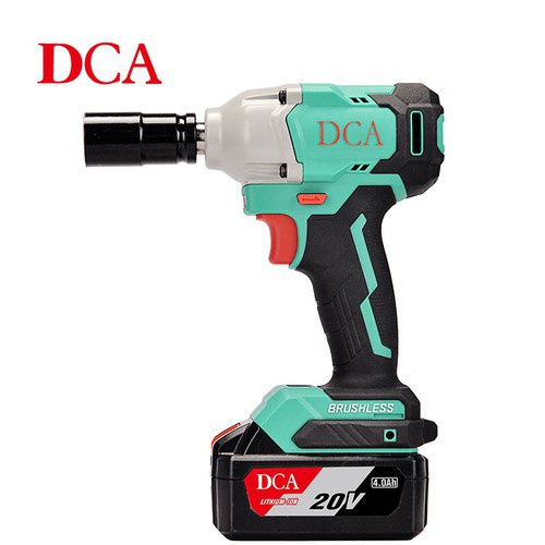 Máy siết bulong dùng pin không chổi than 18V DCA  ADPB02-18EK , kèm theo 2 pin 4.0Ah và 1 sạc đường kính bulong M12-M18