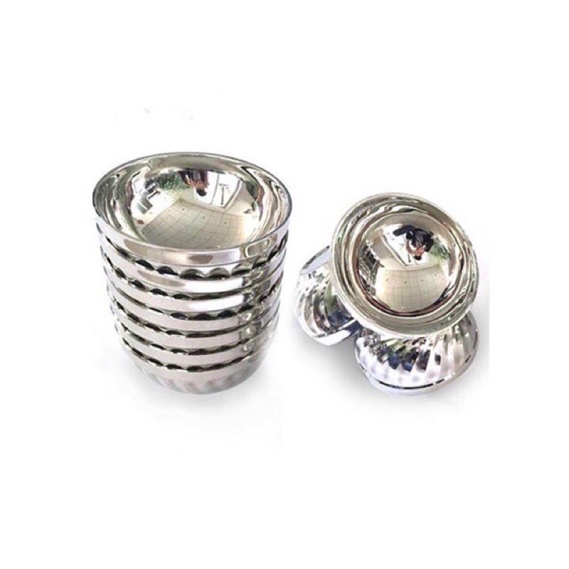 Chén Inox Dùng Ăn Cơm/ Cháo ... Cách Nhiệt 2 Lớp.