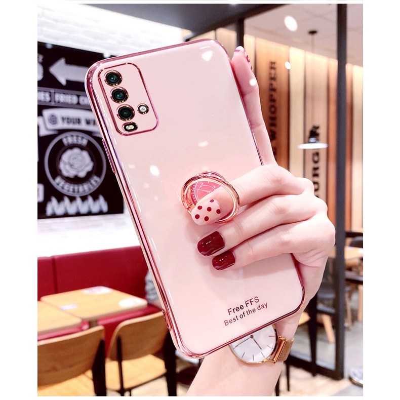 ỐP LƯNG SILICON XIAOMI REDMI 9T, POCO M3 KÈM IRING SANG TRỌNG