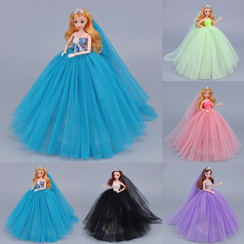 Đầm Đồ Chơi Búp Bê Barbie Cao 30cm