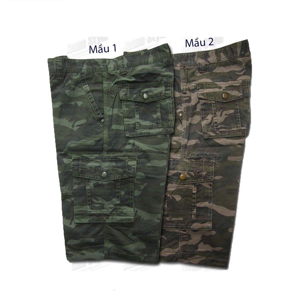 Quần ngố nam rằn ri túi hộp Big Size 3079