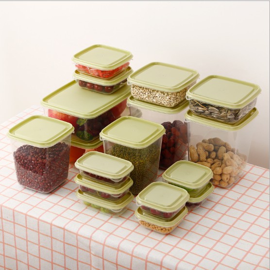 set 17 hộp đựng thực phẩm chịu nhiệt chất lượng cao