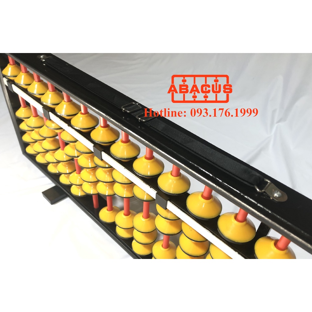 Bàn tính soroban giáo viên 13 cột - Sỉ lẻ bàn tính gẩy, mix màu và in logo theo yêu cầu, size 70cm x 30cm treo tường