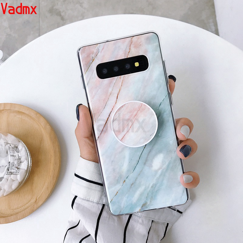 Ốp điện thoại TPU họa tiết vân đá đẹp mắt cho Samsung Galaxy A70 A50 A30 A20 A10 M10 Note 9 8 S7