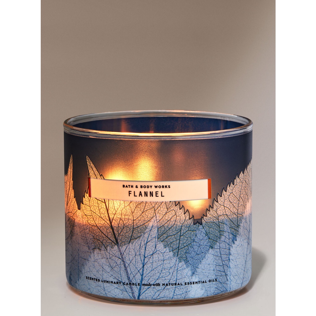 Nến thơm Bath and Body Works Flannel 3 bấc | Shopee Việt Nam