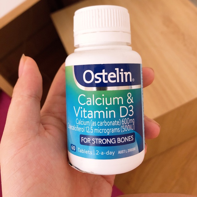 Ostelin Calcium &Vitamin D3 cho bà bầu 60v của Úc