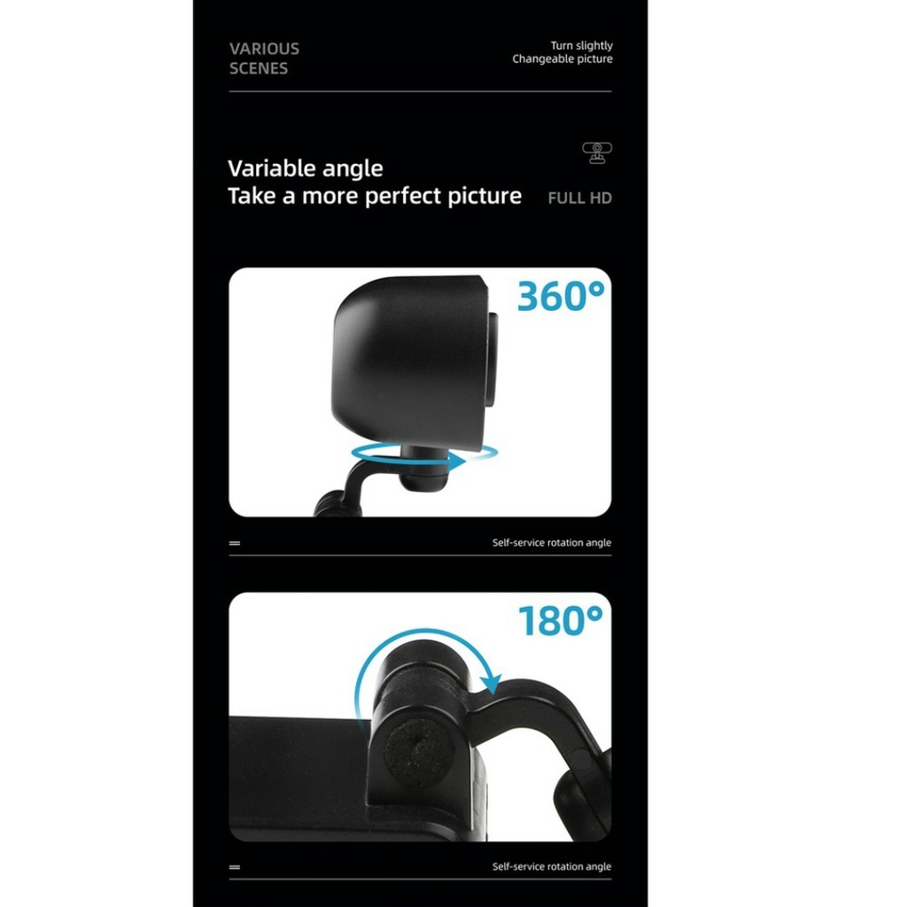 Webcam 1080p Full Hd 1080 Tích Hợp Mic | BigBuy360 - bigbuy360.vn
