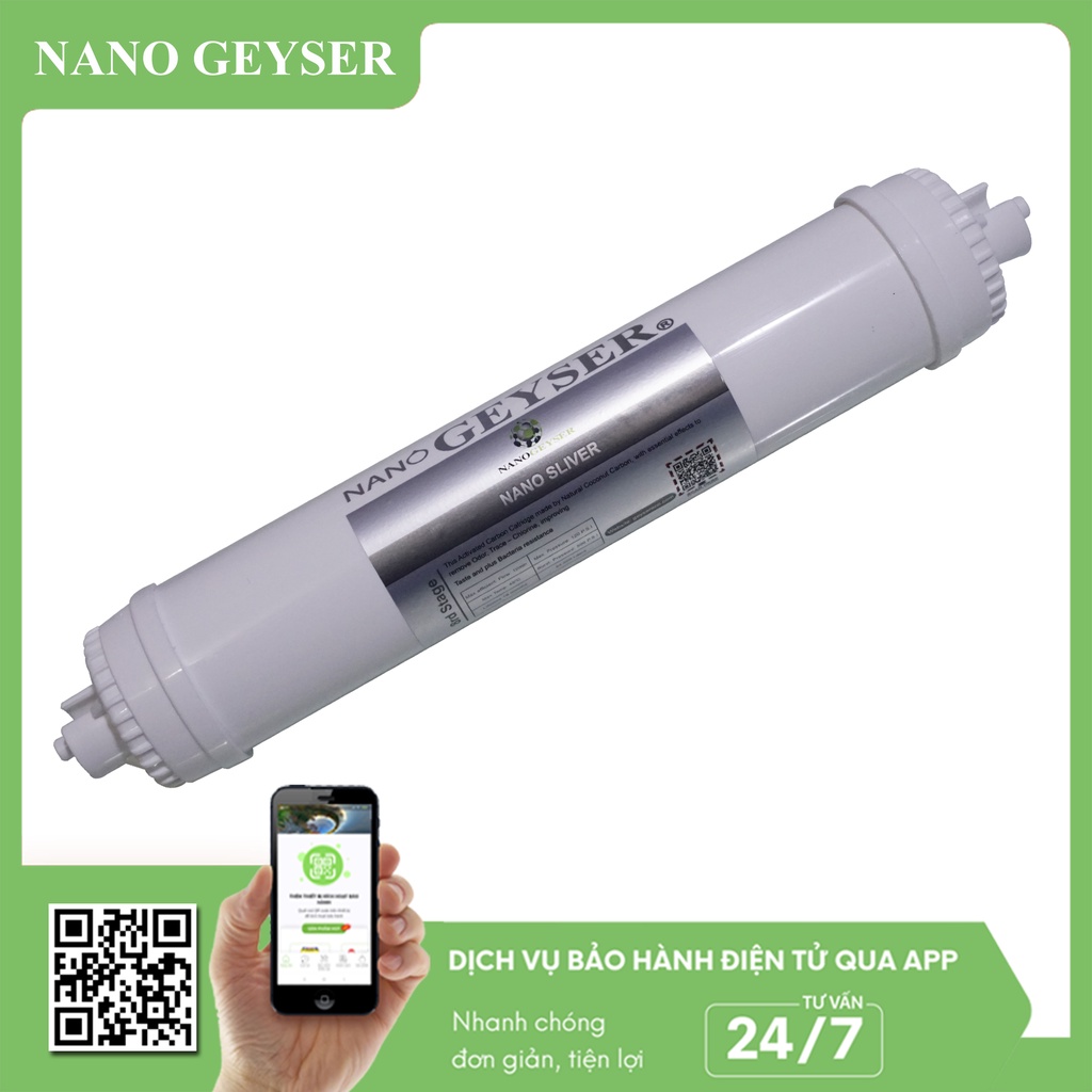 Bộ 5 lõi 45678 dùng cho máy lọc nước công nghệ RO, Màng Ro, Lõi T33 Small, Maifan, Nano Silver, Hydrogen