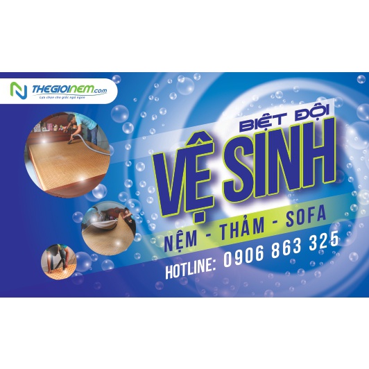 Phiếu dịch vụ vệ sinh nệm (Quà tặng không bán)