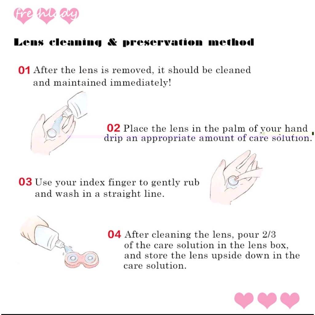 Lens lens mắt Bộ 2 Kính Áp Tròng Mềm Màu Xanh Dương Cho Nữ Me-65 0 độ lens mắt cận