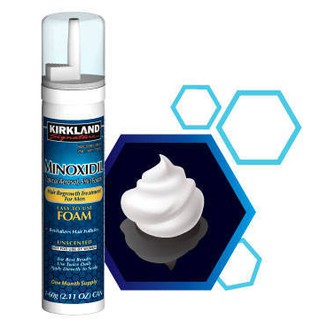 Thuốc mọc tóc, mọc râu Kirkland Minoxidil 5% - dạng bọt (Foam)