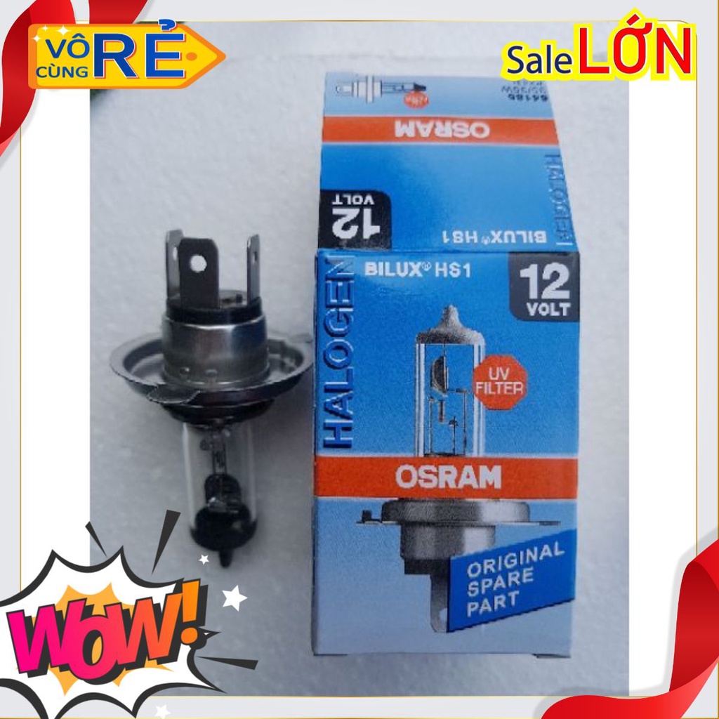 Bóng đèn Osram 35W HS1 H4 Halogen pha chóa xe máy 12V