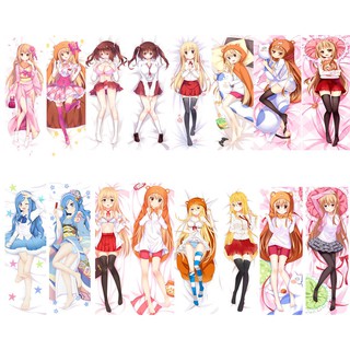Vỏ gối ôm dài anime 1mx40cm in theo yêu cầu gửi mẫu(dakimakura nhiều mẫu)Haikyuu kimetsu no yaiba, Bungou Stray DogsDaka