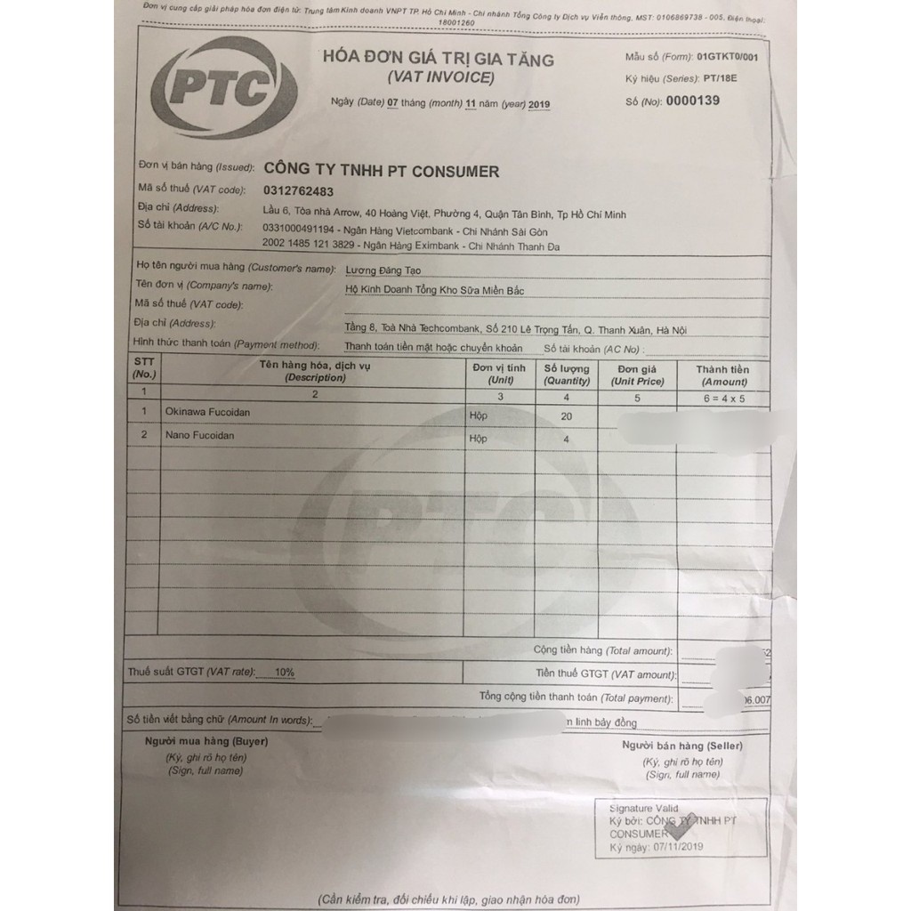 Vital DNA Fucoidan Nano Premium 30 gói - hỗ trợ điều trị ung thư