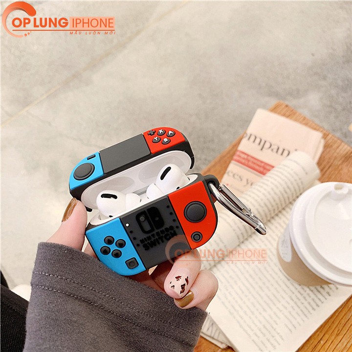 Case Airpods Game Switch, Vỏ bao Airpods 2, Pro silicon đựng tai nghe bluetooth , tai nghe không dây