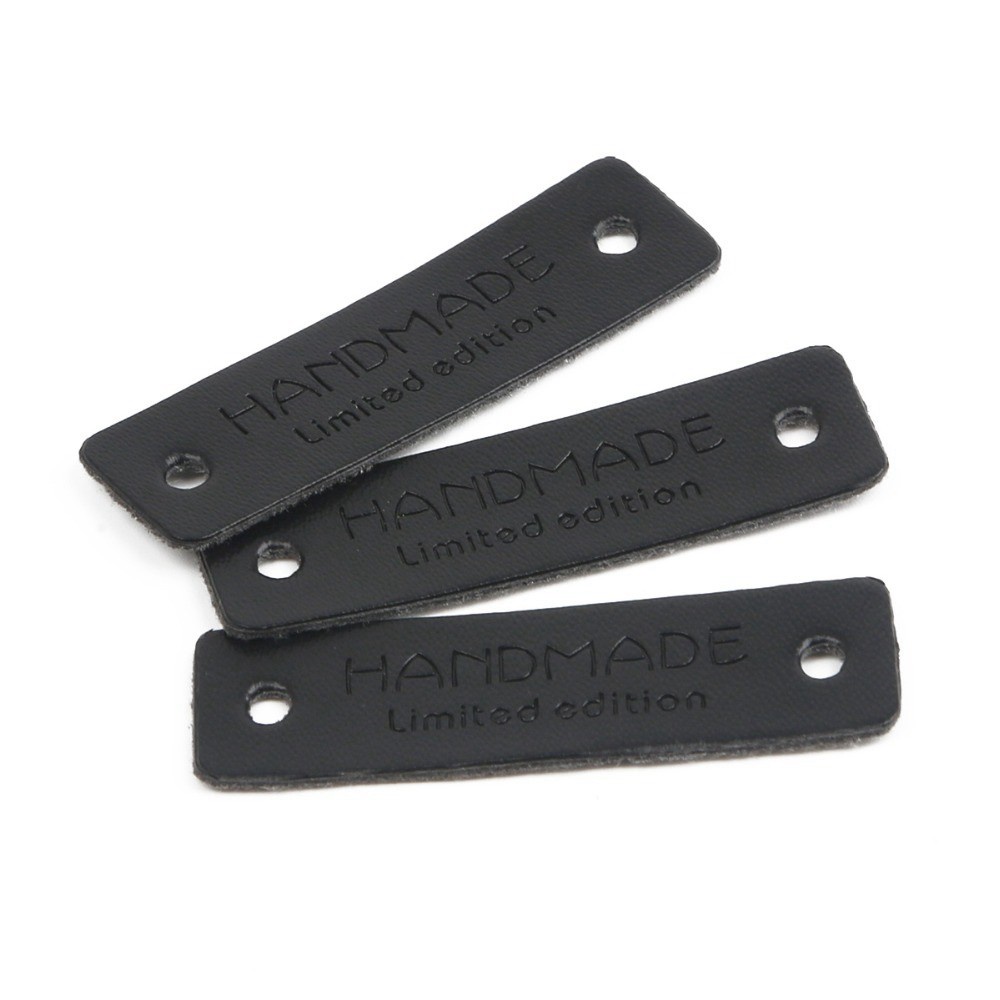 Set 12 / 24 Thẻ Đánh Dấu Trang Trí Quần Áo / Hành Lý Bằng Da Pu Nhiều Màu Sắc