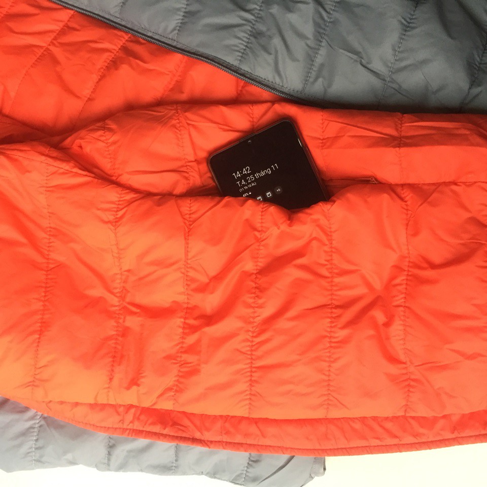 Aó phao nam siêu nhẹ chống thấm nước-Tomthoitrang-Mặc được hai mặt có mũ tháo rời