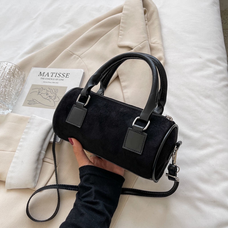 Túi Xách Boston Hình Trụ Kiểu Dáng Hợp Thời Trang