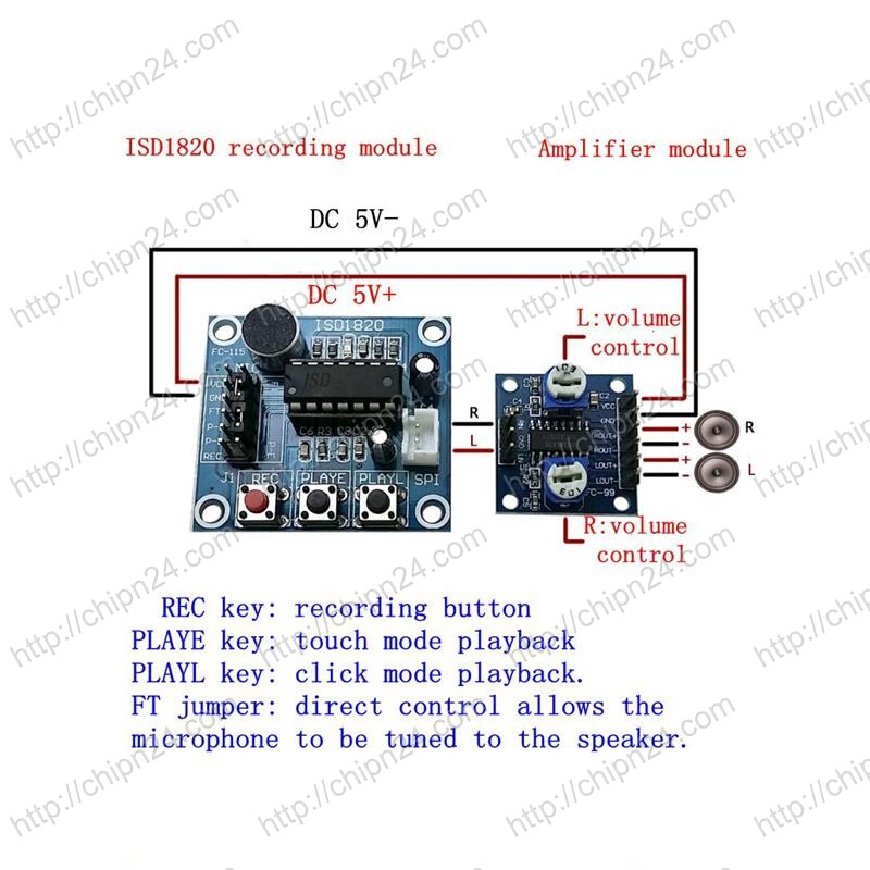 [1 CÁI] (D28) Module ghi âm ISD1820