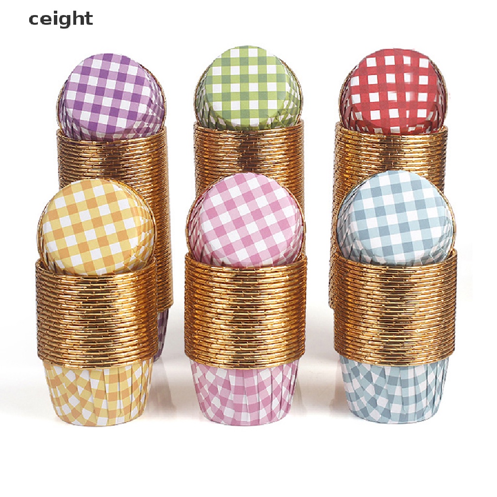 Set 50 Cốc Giấy Làm Bánh muffin Tiện Dụng