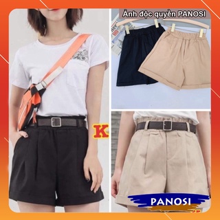 [ Form <50kg] Quần đùi nữ kaki quần short nữ ống rộng mềm mát sang xịn giá rẻ - Q382